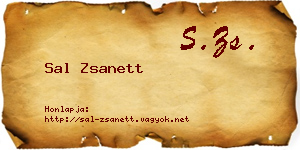 Sal Zsanett névjegykártya